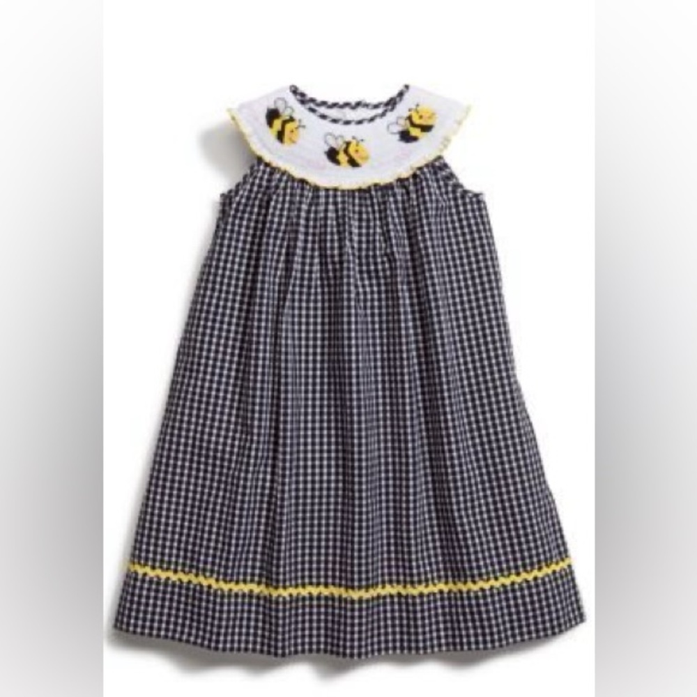 Marmellata smocked bee dress